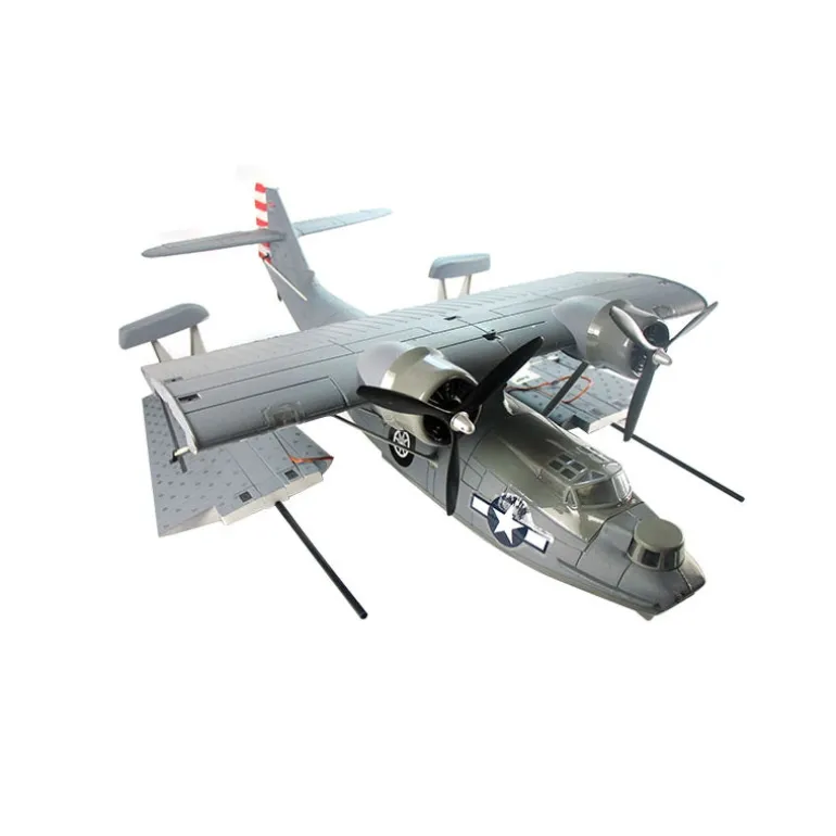 Dynam PBY Catalina V2 Grey Twin Engine RC Seaplane 1500mm 59" Wingspan