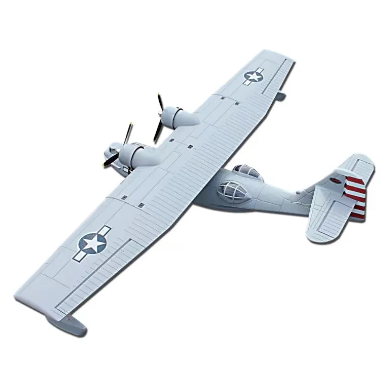 Dynam PBY Catalina V2 Grey Twin Engine RC Seaplane 1500mm 59" Wingspan