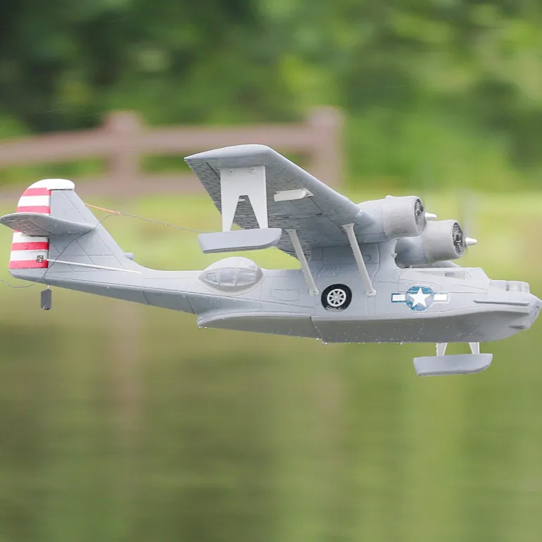 Dynam PBY Catalina V2 Grey Twin Engine RC Seaplane 1500mm 59" Wingspan