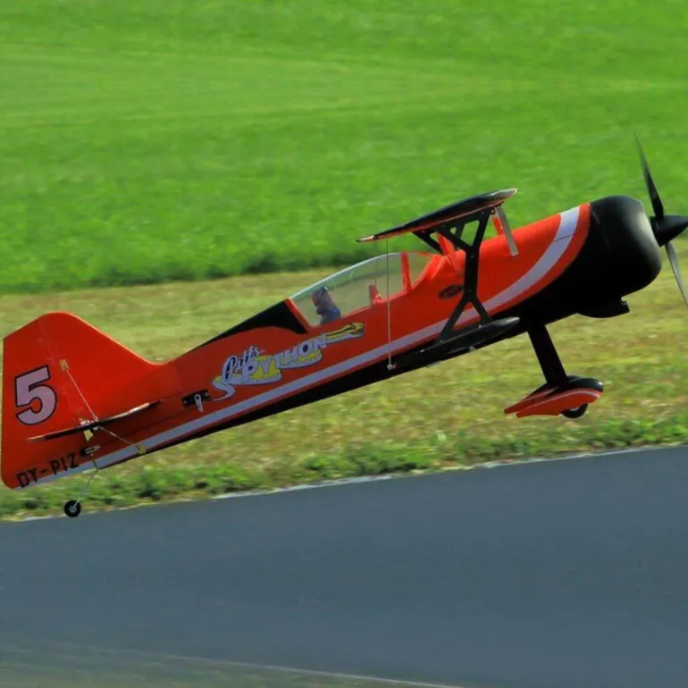 Dynam Pitts Python Model 12 Red 4S RC 3D Aerobatic Sport Biplane