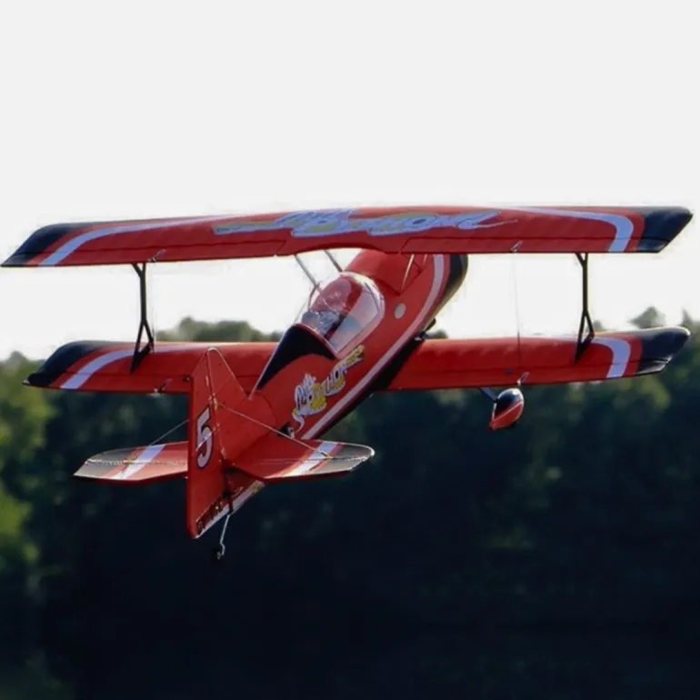 Dynam Pitts Python Model 12 Red 4S RC 3D Aerobatic Sport Biplane