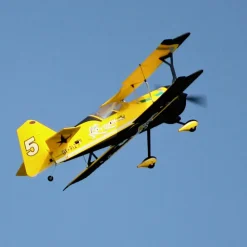 Dynam Pitts Python Model 12 Yellow 4S RC Aerobatic 3D Sport Biplane