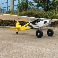 Dynam Primo RC Beginner Trainer Yellow STOL Bigfoot 4S 1450mm w/ Flaps