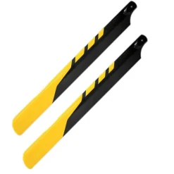 Dynam Pro3D CF Main Rotor Blade Yellow for Electric 500 Helicopter (430 mm)