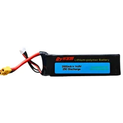 Dynam RC 14.8V 4S 2600mAh 25C Lipo Battery w/ XT60 Connector