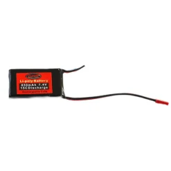 Dynam RC 7.4V 2S 850mAh Lipo Battery w/ JST Connector