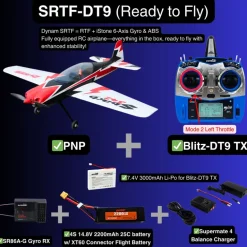 Dynam Sbach 342 4S RC Aerobatic 3D Sport Plane 1250mm Wingspan