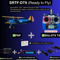 Dynam Stearman PT-17 Blue 4S RC Biplane 1300mm 51