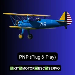 Dynam Stearman PT-17 Blue 4S RC Biplane 1300mm 51