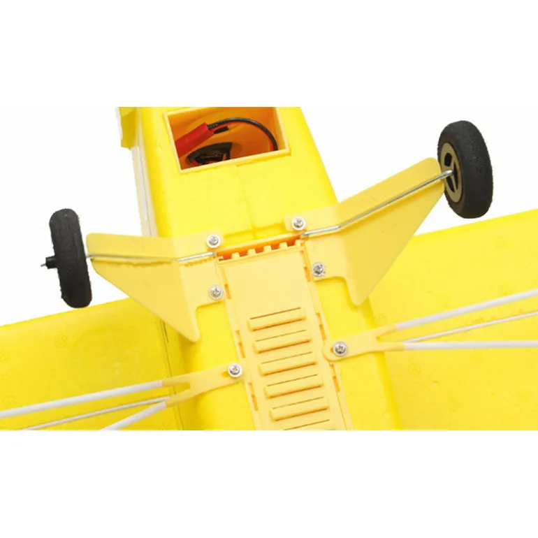 Dynam Super J3 Cub PA-18 RC Scale Trainer Yellow 1100mm 43" Wingspan