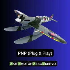 Dynam Supermarine Spitfire MK.VB 4S RC Warbird Float Plane 1200mm w/ Flaps