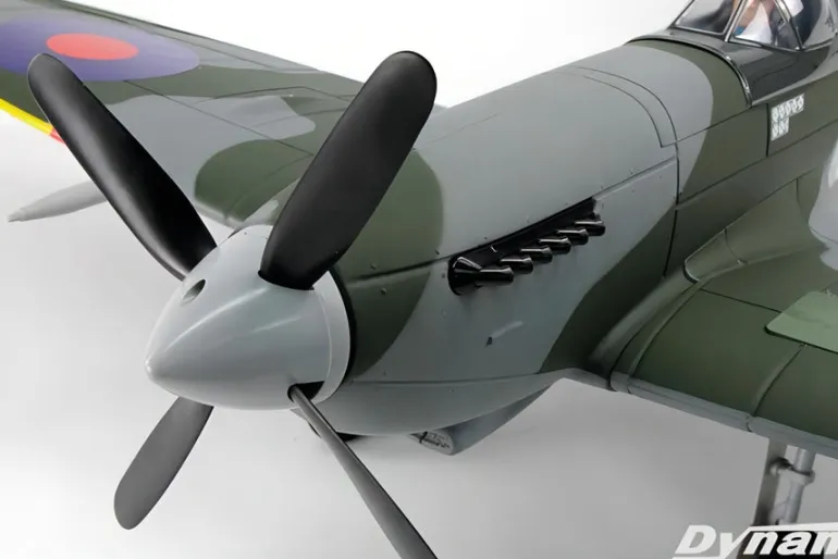 Dynam Supermarine Spitfire V3 RC Warbird Plane 1200mm Wingspan w/ Flaps