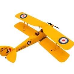 Dynam Tiger Moth DH. 82 V2 Yellow 4S RC Biplane 1300mm Wingspan