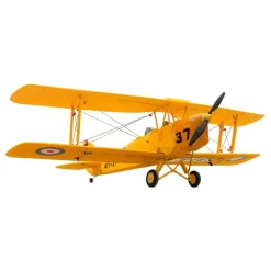 Dynam Tiger Moth DH. 82 V2 Yellow 4S RC Biplane 1300mm Wingspan