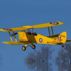 Dynam Tiger Moth DH. 82 V2 Yellow 4S RC Biplane 1300mm Wingspan