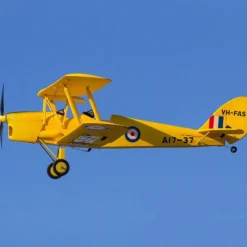 Dynam Tiger Moth DH. 82 V2 Yellow 4S RC Biplane 1300mm Wingspan
