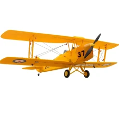 Dynam Tiger Moth DH. 82 V2 Yellow 4S RC Biplane 1300mm Wingspan