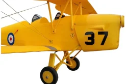 Dynam Tiger Moth DH. 82 V2 Yellow 4S RC Biplane 1300mm Wingspan