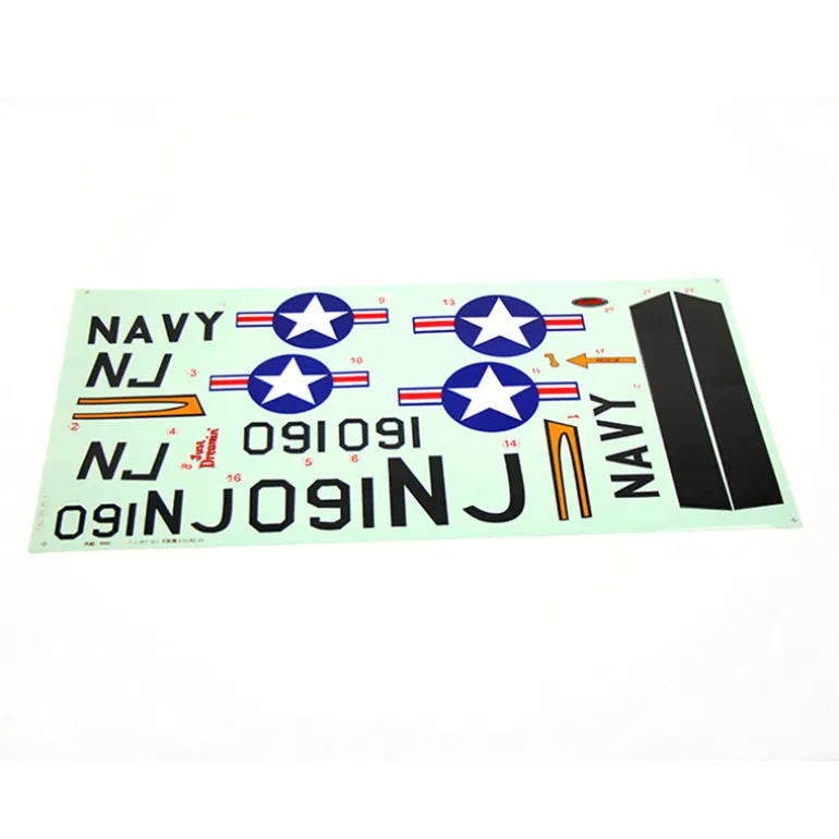 Dynam T-28 Trojan V2 Yellow Decal