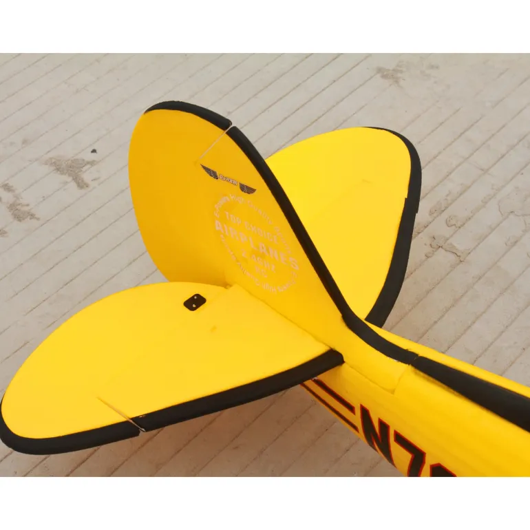 Dynam Waco YMF-5D V2 Yellow 4S RC Biplane 1300mm 51" Wingspan