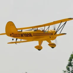 Dynam Waco YMF-5D V2 Yellow 4S RC Biplane 1300mm 51