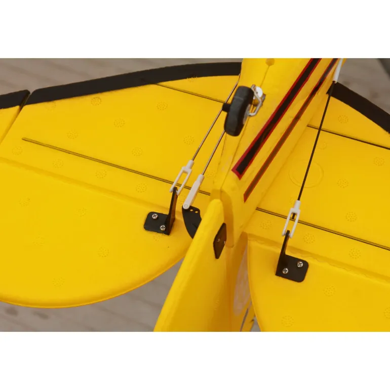 Dynam Waco YMF-5D V2 Yellow 4S RC Biplane 1300mm 51" Wingspan