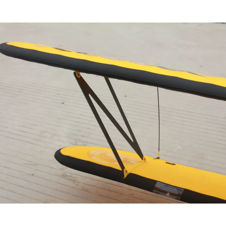 Dynam Waco YMF-5D V2 Yellow 4S RC Biplane 1300mm 51" Wingspan