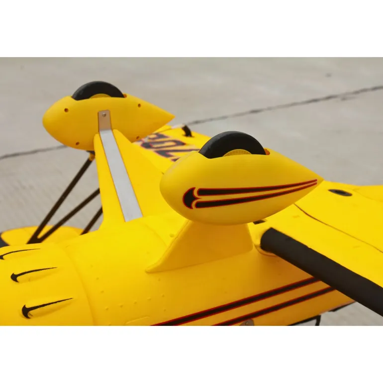 Dynam Waco YMF-5D V2 Yellow 4S RC Biplane 1300mm 51" Wingspan