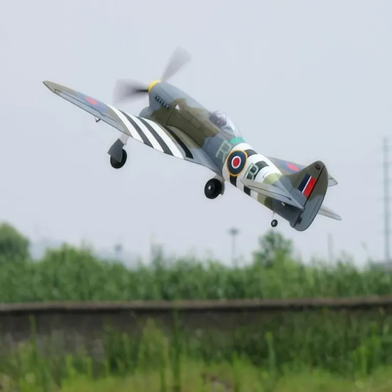 EU Stock Only! Dynam Hawker Tempest V2 4S RC Warbird Plane 1250mm 49" Wingspan