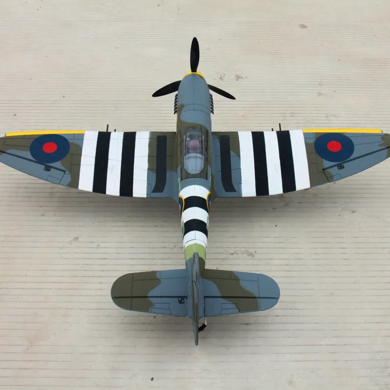 EU Stock Only! Dynam Hawker Tempest V2 4S RC Warbird Plane 1250mm 49" Wingspan