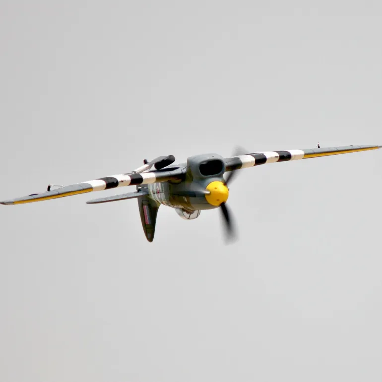 EU Stock Only! Dynam Hawker Tempest V2 4S RC Warbird Plane 1250mm 49" Wingspan