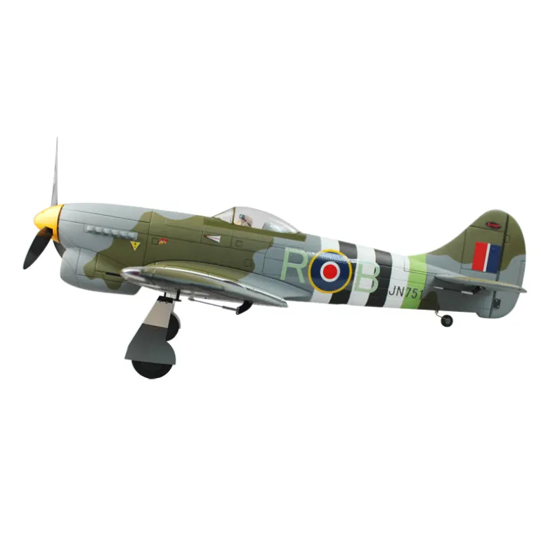 EU Stock Only! Dynam Hawker Tempest V2 4S RC Warbird Plane 1250mm 49" Wingspan