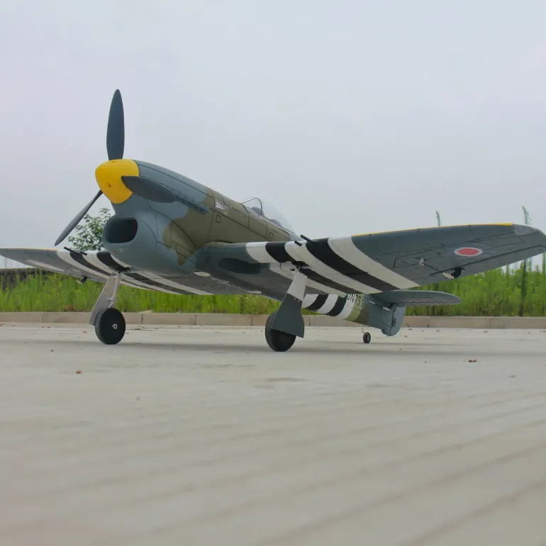 EU Stock Only! Dynam Hawker Tempest V2 4S RC Warbird Plane 1250mm 49" Wingspan