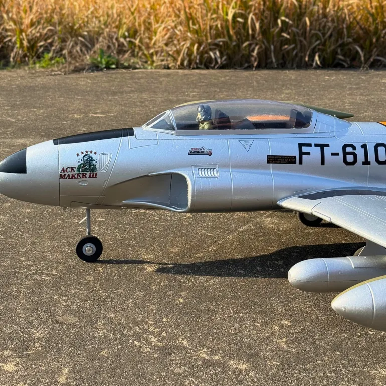 🌟🎉 Exciting New Arrival! Dynam T-33 Shooting Star F80 6S 12-Blade 70mm EDF RC Jet Trainer