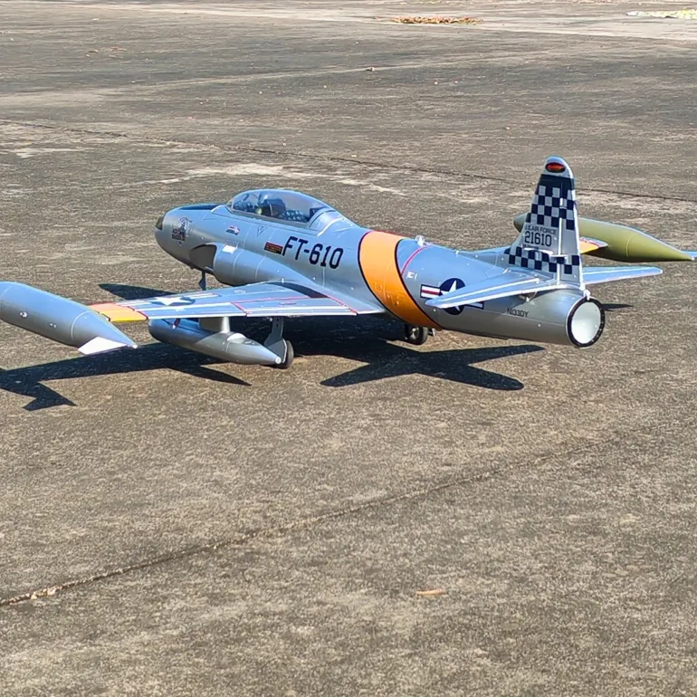 🌟🎉 Exciting New Arrival! Dynam T-33 Shooting Star F80 6S 12-Blade 70mm EDF RC Jet Trainer