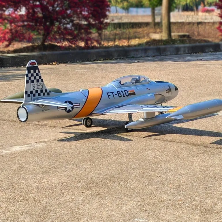 🌟🎉 Exciting New Arrival! Dynam T-33 Shooting Star F80 6S 12-Blade 70mm EDF RC Jet Trainer