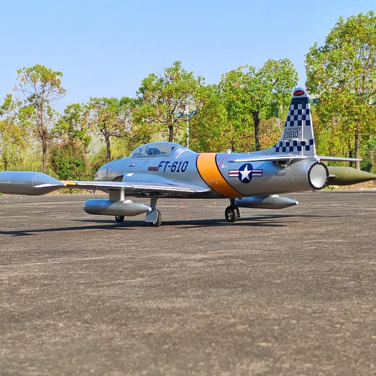 🌟🎉 Exciting New Arrival! Dynam T-33 Shooting Star F80 6S 12-Blade 70mm EDF RC Jet Trainer