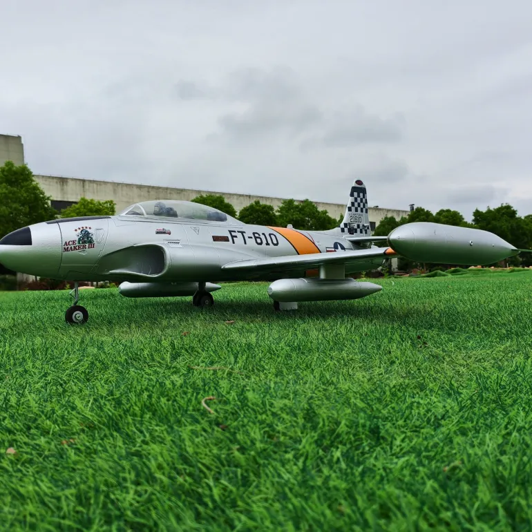 🌟🎉 Exciting New Arrival! Dynam T-33 Shooting Star F80 6S 12-Blade 70mm EDF RC Jet Trainer