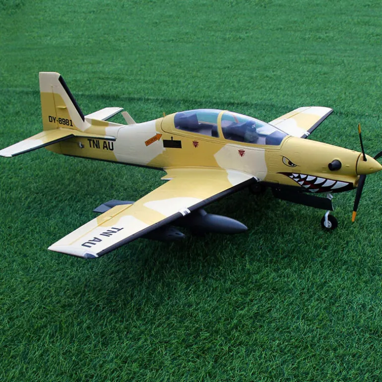 🌟🎉 Exciting New Release! Dynam EMB-312 Tucano 4S RC Scale Plane 1.3m w/ Flaps