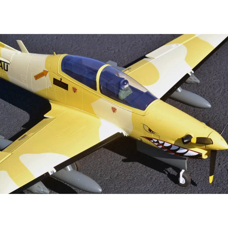 🌟🎉 Exciting New Release! Dynam EMB-312 Tucano 4S RC Scale Plane 1.3m w/ Flaps