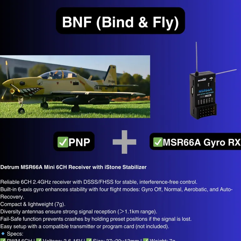 🌟🎉 Exciting New Release! Dynam EMB-312 Tucano 4S RC Scale Plane 1.3m w/ Flaps