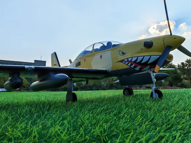 🌟🎉 Exciting New Release! Dynam EMB-312 Tucano 4S RC Scale Plane 1.3m w/ Flaps