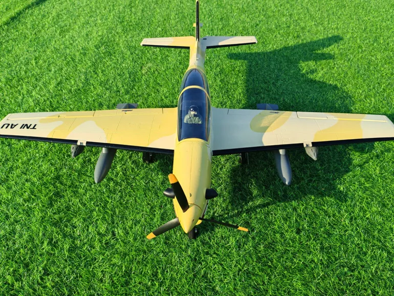 🌟🎉 Exciting New Release! Dynam EMB-312 Tucano 4S RC Scale Plane 1.3m w/ Flaps