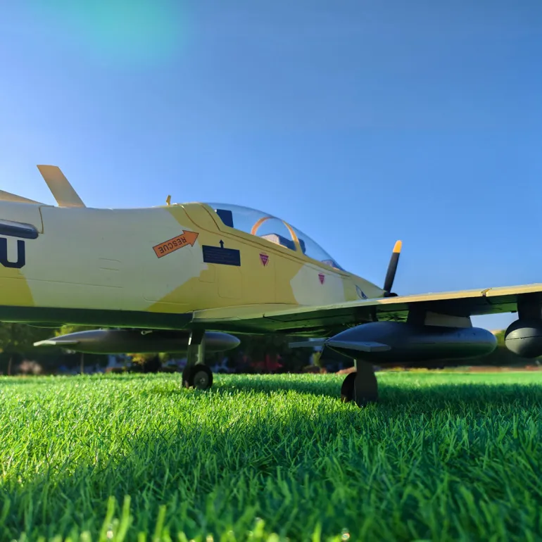 🌟🎉 Exciting New Release! Dynam EMB-312 Tucano 4S RC Scale Plane 1.3m w/ Flaps