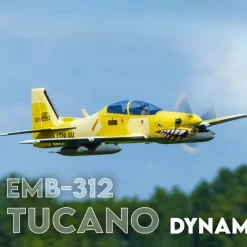 🌟🎉 Exciting New Release! Dynam EMB-312 Tucano 4S RC Scale Plane 1.3m w/ Flaps