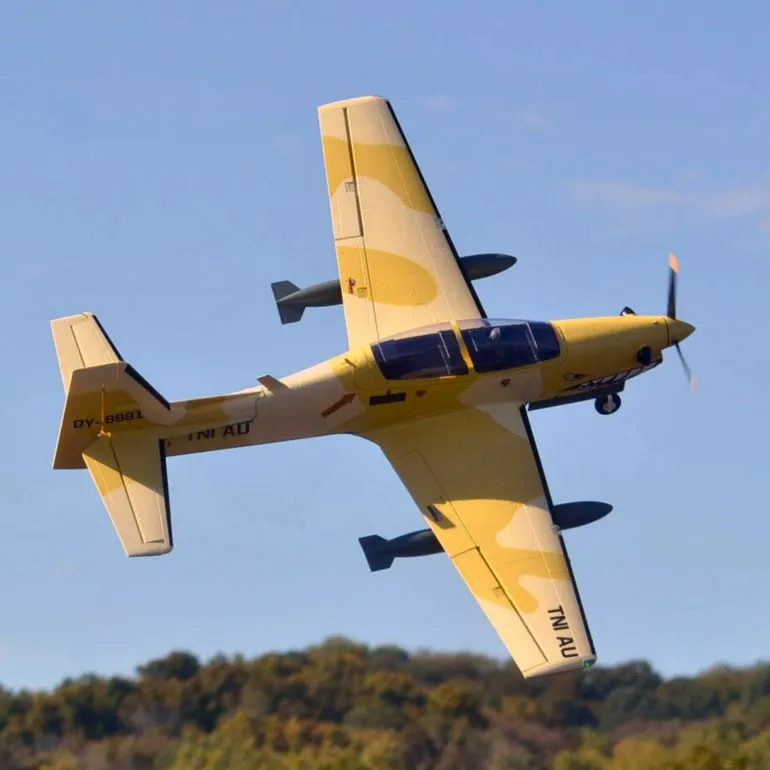 🌟🎉 Exciting New Release! Dynam EMB-312 Tucano 4S RC Scale Plane 1.3m w/ Flaps