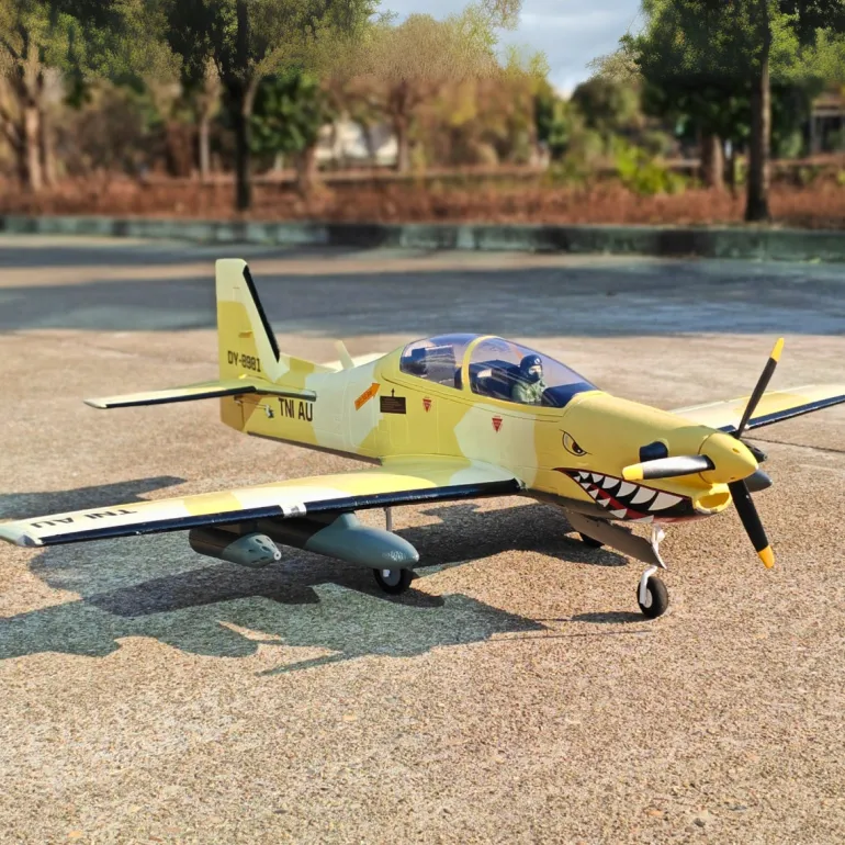 🌟🎉 Exciting New Release! Dynam EMB-312 Tucano 4S RC Scale Plane 1.3m w/ Flaps