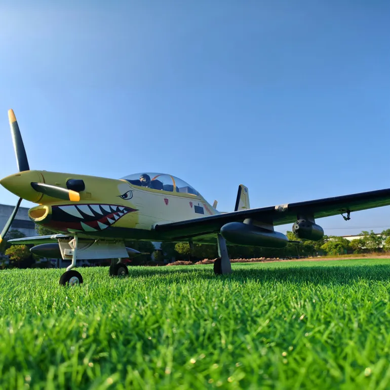 🌟🎉 Exciting New Release! Dynam EMB-312 Tucano 4S RC Scale Plane 1.3m w/ Flaps