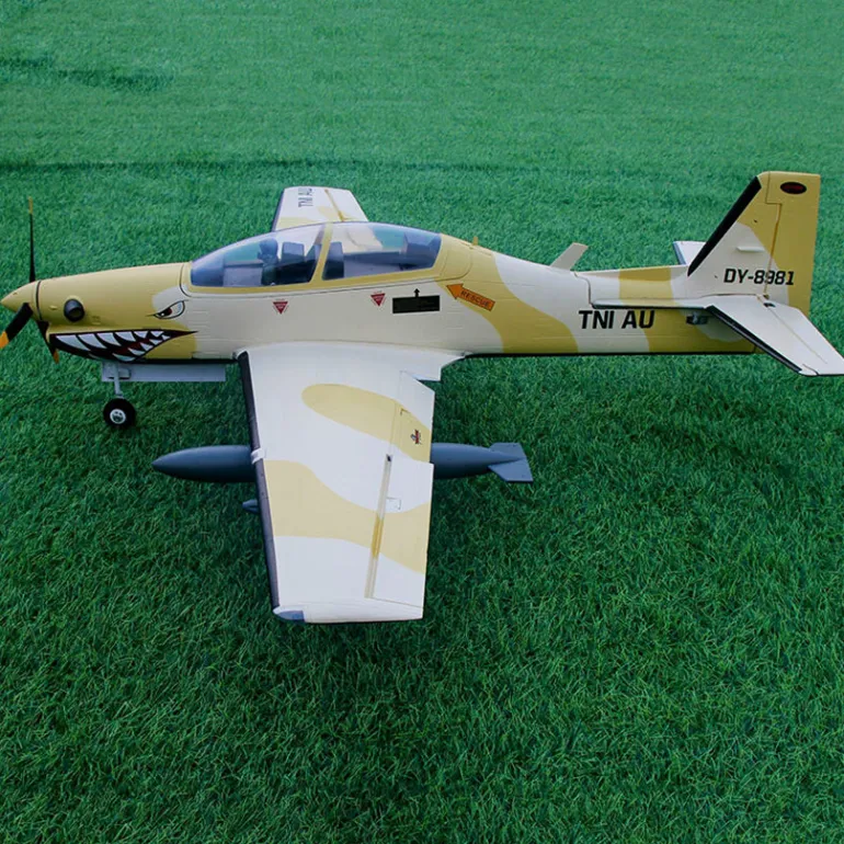🌟🎉 Exciting New Release! Dynam EMB-312 Tucano 4S RC Scale Plane 1.3m w/ Flaps