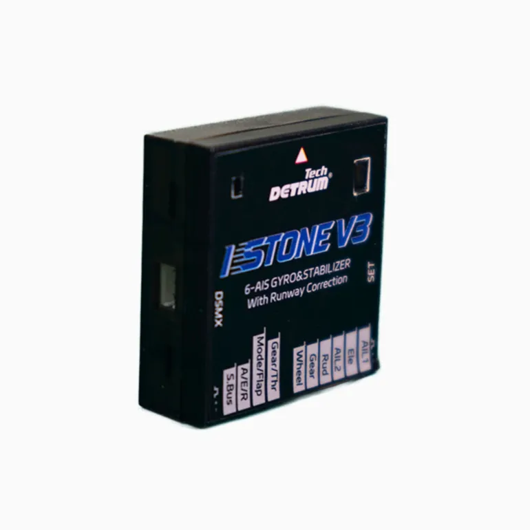🌟🎉 New Release! Detrum iStone V3 6-Axis Gyro Stabilizer with Runway Correction 2 in 1 for RC Airplane PWM/S.BUS/DSM Compatible